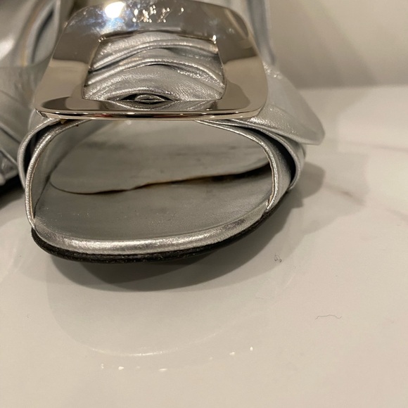 Roger Vivier Silver Buckle Heels - Picture 5 of 15